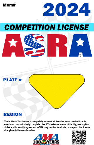 2024 Competition ASRA Licence